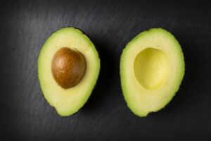 Geschnittene Avocado Frucht